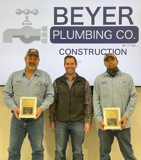 2020 Plumbers of the Year - Beyers Plumbing Co.